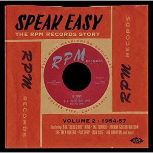 Various Artists - Speak Easy: RPM Records Story-1954-57 2 / Various  COMPACT